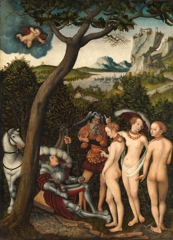 The Judgement of Paris de Lucas Cranach el Viejo