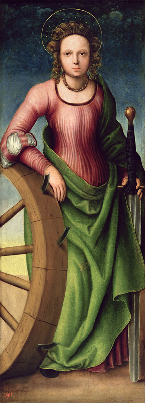 Die Hl. Katharina de Lucas Cranach el Viejo