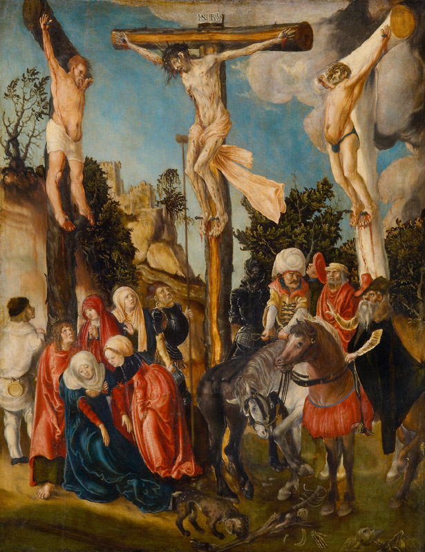 The Crucifixion de Lucas Cranach el Viejo