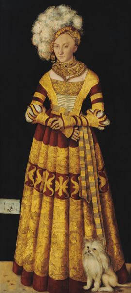Duchess Katharina of Mecklenburg de Lucas Cranach el Viejo