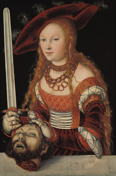 Judith with the Head of Holofernes de Lucas Cranach el Viejo