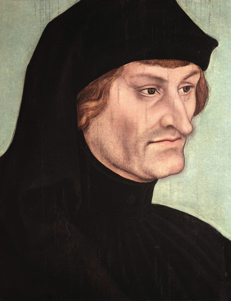 Portrait of Rudolf Agricola (1444-85) de Lucas Cranach el Viejo
