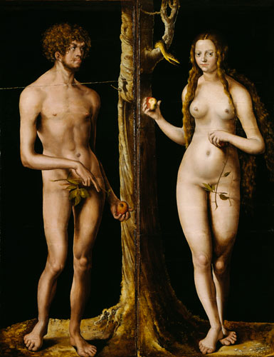 Adam and Eve de Lucas Cranach el Viejo