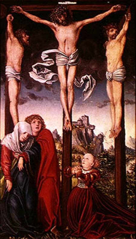 Christ on the Cross de Lucas Cranach el Viejo