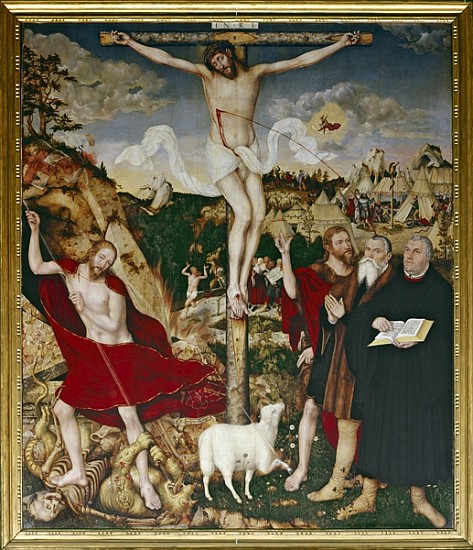 Christ on the Cross, 1552-55 de Lucas Cranach el Viejo