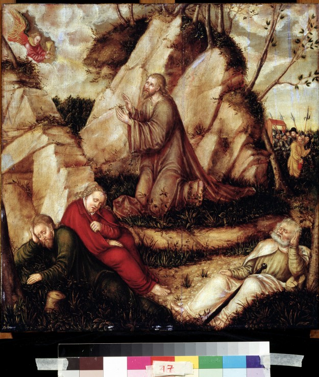 The Agony in the Garden de Lucas Cranach el Viejo