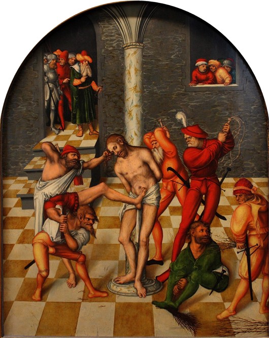 The Flagellation of Christ de Lucas Cranach el Viejo