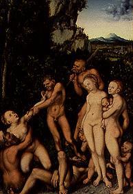 The fruits of the jealousy. de Lucas Cranach el Viejo