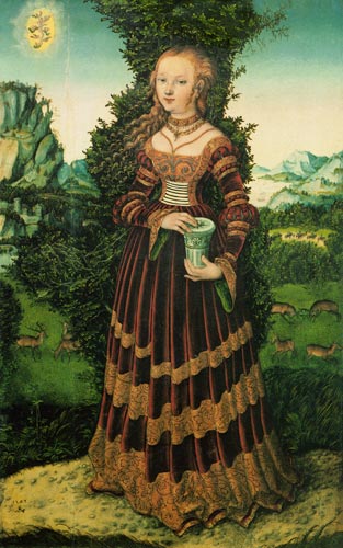 Hallow Maria Magdalena. de Lucas Cranach el Viejo