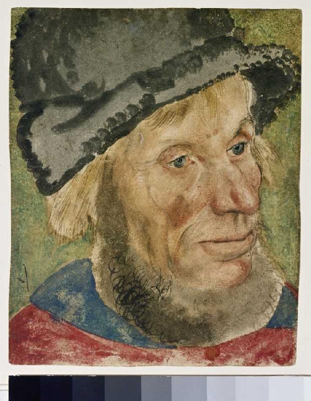 Head of a smallholder de Lucas Cranach el Viejo
