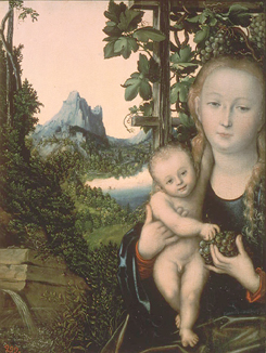 Maria mit dem Kind de Lucas Cranach el Viejo