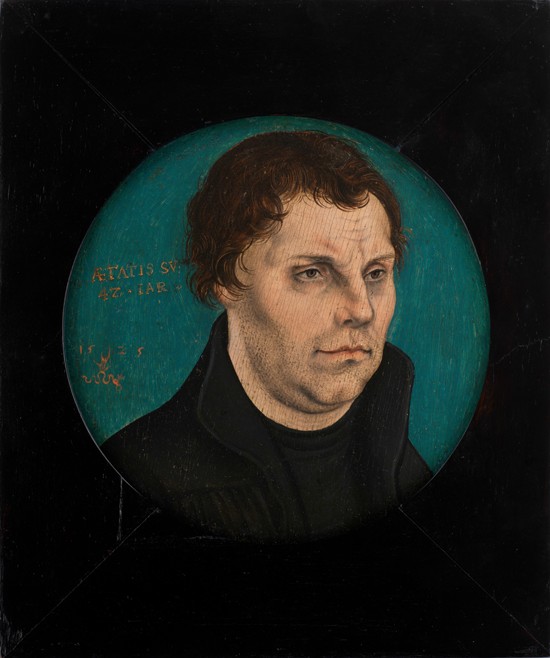 Martin Luther (1483-1546) de Lucas Cranach el Viejo