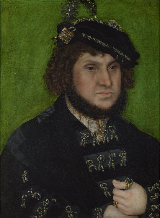 Portrait of John of Saxony (1468-1532) de Lucas Cranach el Viejo