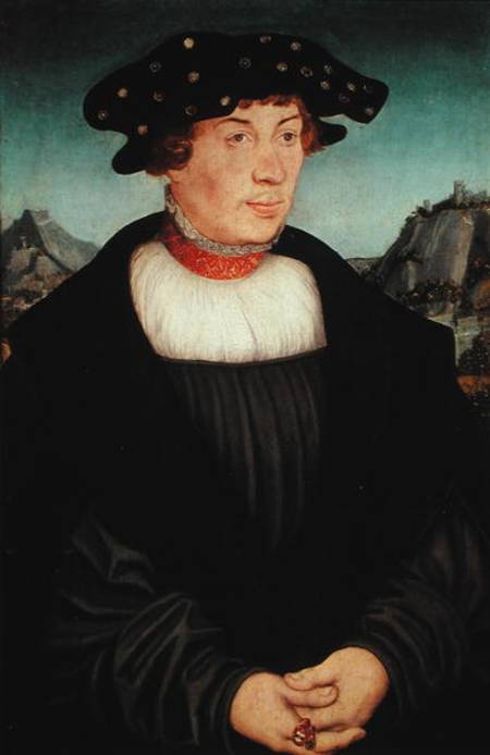 Portrait of Hans Melber de Lucas Cranach el Viejo