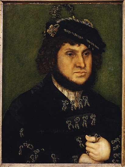 Portrait of Kurfurst Herzog Johann der Bestandige von Saschen de Lucas Cranach el Viejo