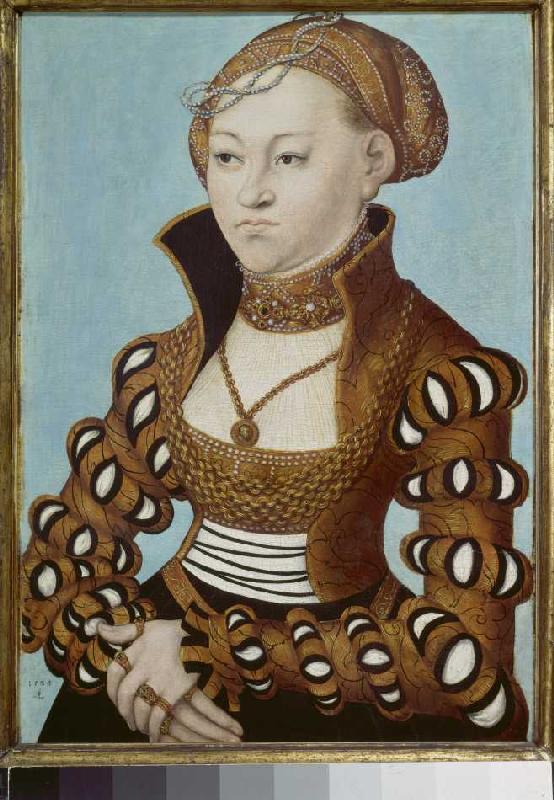Princess Maria of Saxony de Lucas Cranach el Viejo