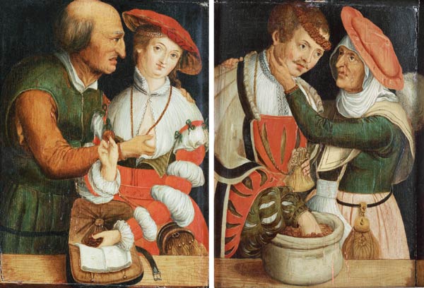 The Unequal Couples de Lucas Cranach el Viejo