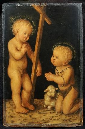 The Christ Child Blessing the Infant St. John the Baptist