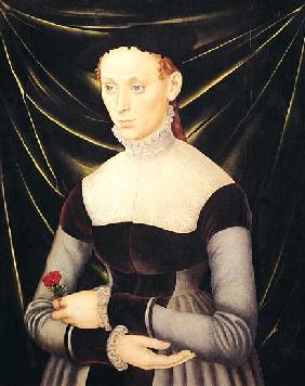 Woman with a Carnation
