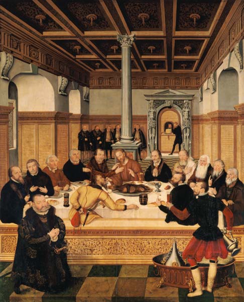Cranach d.J., Das Abendmahl de Lucas Cranach el Jóven