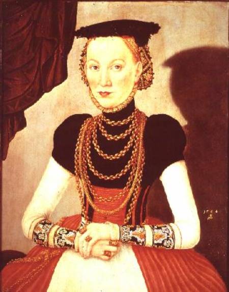 Portrait of a woman de Lucas Cranach el Jóven