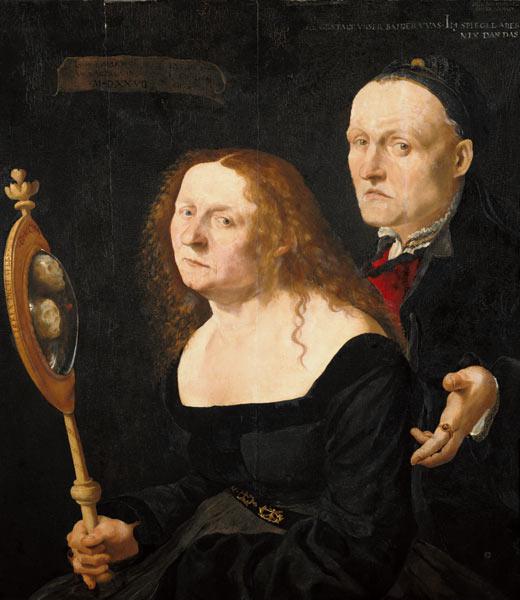 El pintor Hans Burgkmair y su esposa Anna