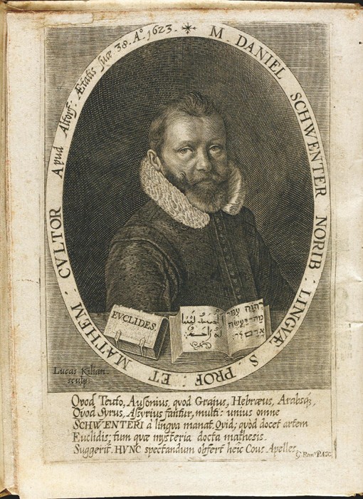 Portrait of Daniel Schwenter (1585-1636) de Lucas Kilian
