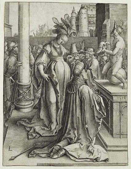 Solomon Prays in front of a Graven Image, c.1514 de Lucas van Leyden