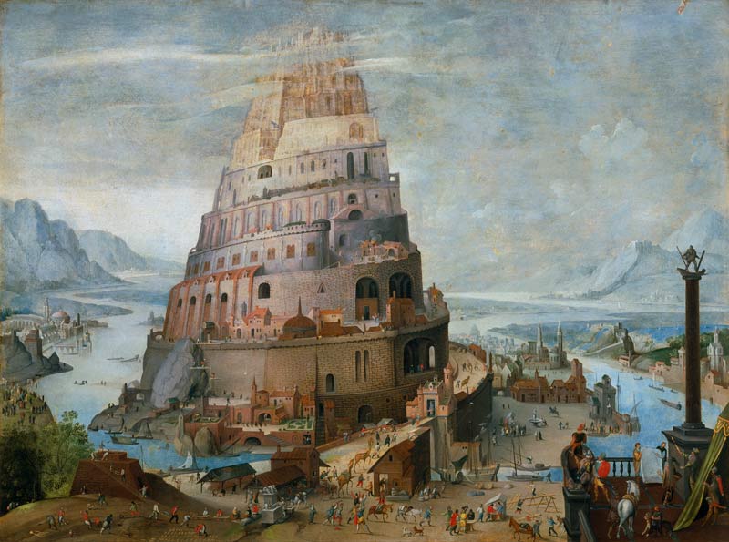 The tower making to Babel de Lucas van Valckenborch