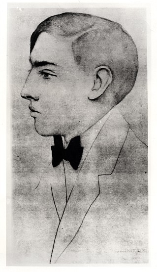 Portrait of Raymond Radiguet (1903-23) de Lucien Daudet