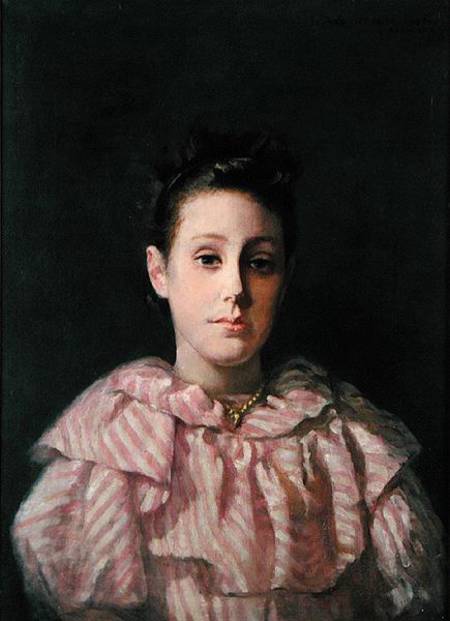 Portrait of a Young Girl de Lucius Wolcott Hitchcock