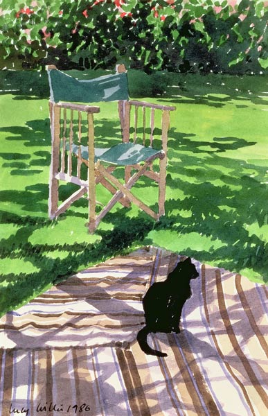 Black Cat and Dappling, 1986  de Lucy Willis
