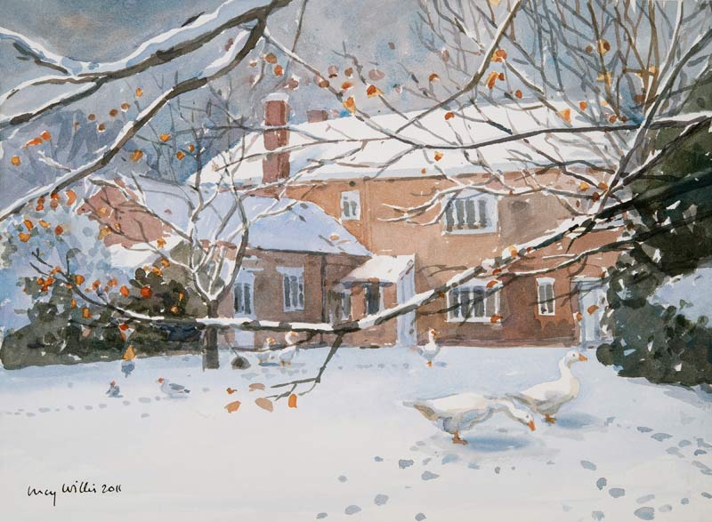 Farmhouse in the Snow de Lucy Willis