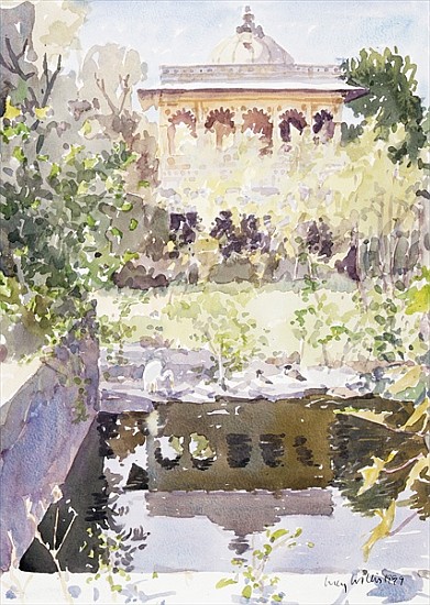 Forgotten Palace, Udaipur, 1999 (w/c on paper)  de Lucy Willis