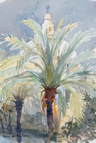 Old City Palms I, Jerusalem de Lucy Willis