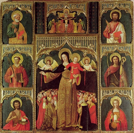 Altarpiece of the Virgin of the Rosary, c.1500 de Ludovico Brea