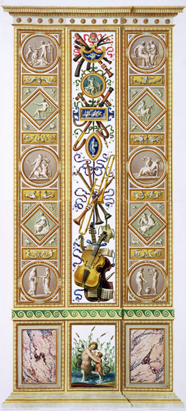 Panel from the Raphael Loggia at the Vatican, engraved by Ioannes Volpato de Ludovicus Tesio Taurinensis