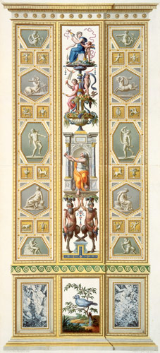 Panel from the Raphael Loggia at the Vatican, from 'Delle Loggie di Rafaele nel Vaticano', engraved de Ludovicus Tesio Taurinensis