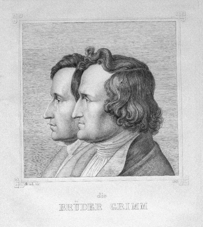 Jacob and Wilhelm Grimm de Ludwig Emil Grimm