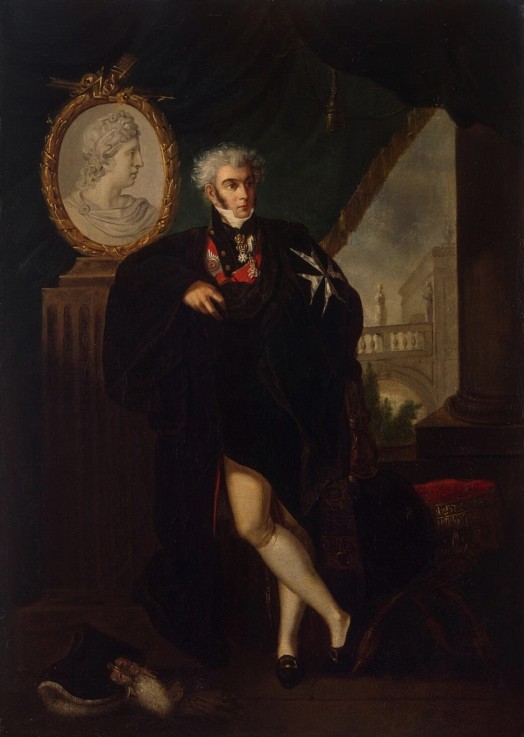 Portrait of Dmitry Lvovich Naryshkin (1758-1838) de Ludwig Guttenbrunn
