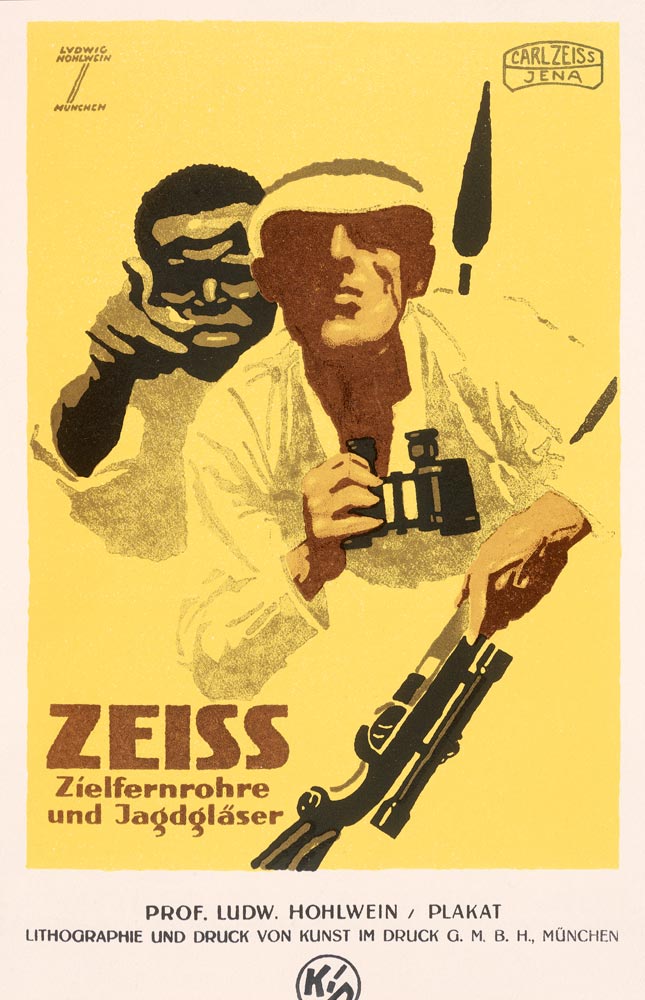 Zeiss riflescopes and hunting glasses de Ludwig Hohlwein