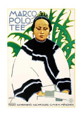 Poster advertising Marco Polo Tea, c.1926