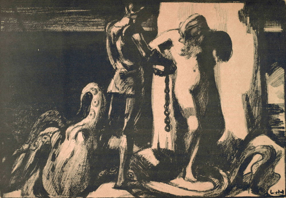 Perseus befreit Andromeda de Ludwig von Hofmann