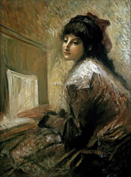 Girl at the Piano de Luigi Conconi