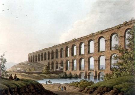 Aqueduct near Belgrade, Serbia, plate 6 from 'Views in the Ottoman Dominions', pub. by R. Bowyer de Luigi Mayer