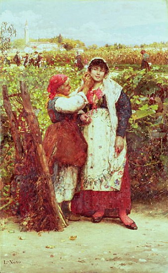 Peasants in a vineyard de Luigi Nono