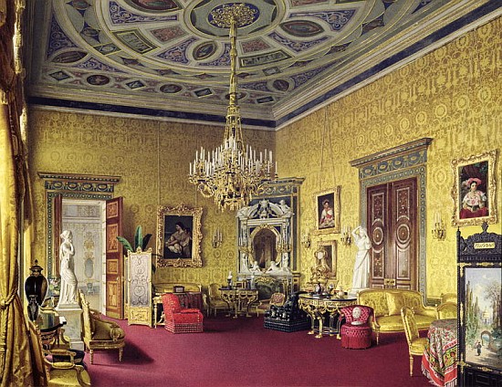 The Lyons Hall in the Catherine Palace at Tsarskoye Selo de Luigi (Ludwig Osipovich) Premazzi