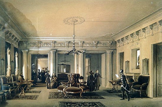 The Waiting Room of the Stagecoach Station in St. Petersburg de Luigi (Ludwig Osipovich) Premazzi