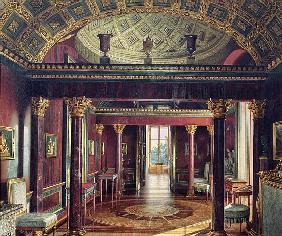 The Agate Room in the Catherine Palace at Tsarskoye Selo, 1859 (w/c & white colour on paper)