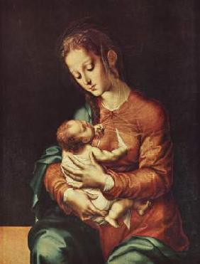 María con niño